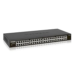 【EC限定】NETGEAR:スイッチングハブ ギガ 48ポート ファンレス 設定不要 hub 3年保証 GS348-100AJS