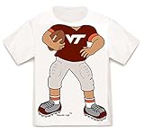 Virginia Tech Hokies Heads Up 。Football乳児/幼児用Tシャツ( 12ヶ月)