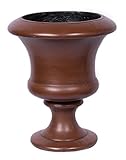 BirdRock Garden 12" Medici Urn - Dark Brown | Indoor Outdoor Planter Urn [並行輸入品]