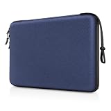 FINPAC ハードノートパソコンスリーブケース 15.3インチ MacBook Air M4 A3241 M3 A3114 M2 A2941 2025 2024 16.2インチ MacBook Pro M4/M3/M2/M1 Pro/Max用 防水ケース Surface Laptop / Book用 ネイビー