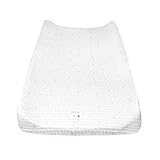 Burt's Bees Baby - Alphabet Bee Changing Pad Cover 100% Organic Changing Pad for Standard 16 x 32 Ch