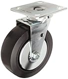 E.R. Wagner Plate Caster Swivel Thread Guard Polyolefin Wheel Roller Bearing 450 lbs Capacity 5 Whee