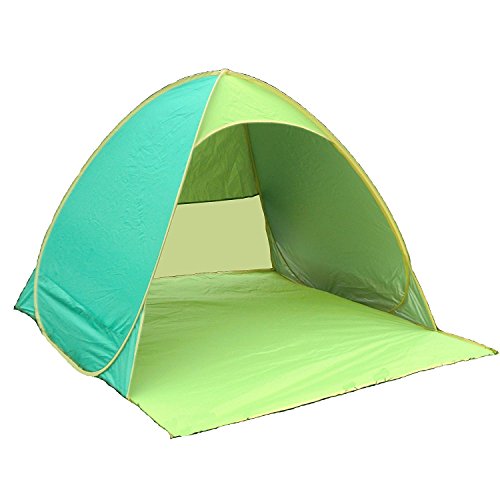 （kakuma）サンシェードテント ワンタッチ UVカット 日よけ 防水 組立不要 軽量 折畳 コンパクト 2-3人用テント 花見 登山 運動会 海水浴 ビーチ用テント