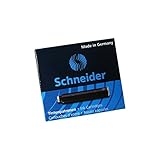 Schneider シュナイダー 万年筆用 インクカートリッジ ブラック 1箱6本入り BS6601