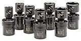 Ingersoll Rand SK4H7U 1/2-Inch Drive 7-Piece SAE Universal Impact Socket Set [並行輸入品]