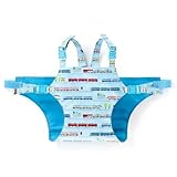 どこでもサポート赤ちゃん安心チェアベルト　超特急ドリームエクスプレス（スケアー地・ライトブルー）　B2601500　日本製