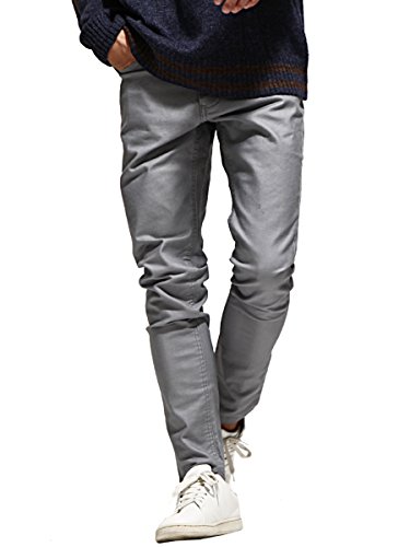 綺麗なグレー パンツ メンズ 夏 人気のファッションスタイル