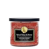 Village Candle (ビレッジキャンドル) スパイスドタバコ&ハニー ミディアムボウル 14オンス オレンジ 1個