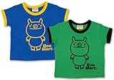 (ベアボックス)Bear Box 【BearBox】 ベアボックス 前後プリント 半そでTシャツ 80cm/90cm/95cm/100cm 90 ブルー