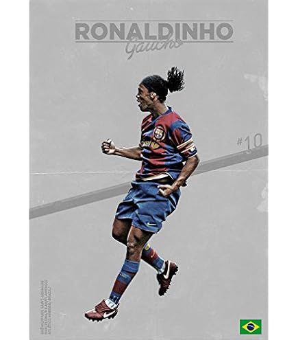 Amazon.co.jp: ORIMAMI サイン入り ロナウジーニョ サッカーファン