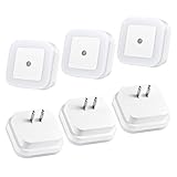 Litom LED Litom LEDナイトライト0.5 Wプラグin Square LED Night Light 6パックホワイト