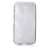 UNEXTATI Moto G3 用 ケース 耐衝撃 高品質 TPU ハード カバー 超薄型ケース 全面保護 脱着簡単 クリア 透明 Moto G3カバー Cover (ホワイト, P6)