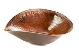Premier Copper Products PVSHELL17 Free Form Hand Forged Old World Copper Vessel Sink, Oil Rubbed Bro
