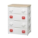 アイリスオーヤマ チェスト キッズ ディズニー ミッキー 4段 幅56 MHG2-554