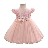 （シーエチディー）ベビードレス　半袖　お花飾り ベビーデイジー 結婚式 セレモニードレス フォーマルドレス 子供服 女の子 赤ちゃん お宮参り ティアードスカート フォーマルドレス 出産祝い　百日記念