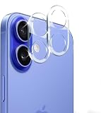 対応 iPhone17 カメラ保護 iPhone 17/16/16 Plus 用 2枚セッ トカメラフィルム リアカメラレンズ保護フィルム - 高精細 全面カバー 黒縁取り耐衝撃 ARコーティング 高透過率 ガラスプロテクター 露出オーバー防止 キズ防止 アイフォン17/16/16プラス 対応
