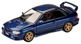 HJ64 1/64 スバル インプレッサ PURE SPORTS COUPE WRX type R STi Version (GC8) VWR Type フロントバンパー グランブルーマイカ 完成品 HJ641079JDB