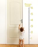 Giant Vinyl Growth Chart Kit | Kids DIY Height Wall Ruler Large Measuring Tape Sticker Number Decal 