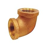 Jmf Elbow 90 Deg. 1/2 " Ftp Red Brass Lead Free [並行輸入品]