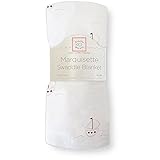 スワドルデザインズ SwaddleDesigns マーキゼット 軽量 ガーゼ おくるみ - モッドサークルオンホワイト ブランケット SD-405 敷布団 掛布団 日よけ 出産祝い 春夏秋 エイデンア