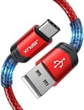 JSAUX USB Type C ケーブル2m 超高耐久ナイロン編み 万回以上の折り曲 2.4A急速充電 480Mb