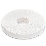 めぐみ手芸エコクラフトテープ クラフトバンド 白 10m巻 幅15mm 12芯 12-002