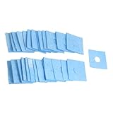 uxcell　はんだこてクリーニング　クリーニングスポンジ　はんだごて用　汎用　ブルー　50個入り