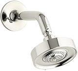KOHLER K-14425-SN Purist Multifunction Showerhead, Arm and Flange, Vibrant Polished Nickel [並行輸入品]