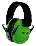 Snug キッズイヤーマフ聴覚プロテクター 聴覚過敏 自閉症 サイズ調節機能あり (緑)