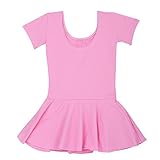 バレエレオタード レデイース キッズ 子供 社交ダンスドレス タイトスカート ダンス衣装 バレエウエア バレエ用品 スカート 子供用 演出服 体操服 半袖 ヨガ 服装 練習着 ドレス 女の子 コットン