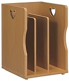 スタッキング式マガジンラック4個組 ナチュラル