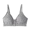 ローズマダム Rosemadame 授乳ブラ マタニティ ハーフトップ 《下着/ノンワイヤー/ストラップオープン/フロントオープン/出産準備》Lサイズ グレー 112-6081-01