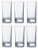 サントリーマーケティング タンブラー クリア 225ml 北斗 8オンス (日本製) 001-1031 6個入り