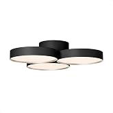 アートワークスタジオ ファントム 6000 LED シーリングライト 〜14畳用 40000時間 調光 調色 (暖色/白色 切り替え可) 間接照明機能 リモコン付き AW-0669E-BK/CGD (ブラック+シャンパンゴールド) 【LED電球内蔵】