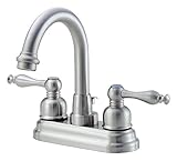 Danze D301355BN Sheridan Two Handle Centerset High-Rise Lavatory Faucet, Brushed Nickel [並行輸入品]