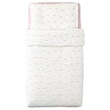 IKEA HIMMELSK 90319584 ベビーベッド用リネン 3点セット ピンク