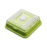 SODIAL(R) 緑のPIR赤外線8 LEDオートモーションセンサー検出器　インドアナイトライト　ランプ　ワイヤレス
