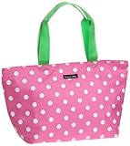 Hanna Hula 保温保冷バッグL ポルカドットピンク 横(上:45cm 下:32cm)×縦27cm×奥行き15cm 160g ポリエステル、内側:アルミフィルム CPLK-LB02-L