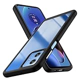Moto G64 5G 用 ケース耐衝撃 PC背面+TPU 衝撃吸収 Motorola Moto G64 5G/G64Y 5G カバー 薄型 軽量 クリア 擦り傷防止 指紋防止 スリム 耐久 携帯便利 柔軟 カメラ保護 Moto G64 5G スマホケース （ブラック） 1-G64-04