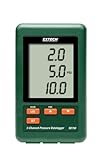 Extech 3チャネル圧力Datalogger with Nist