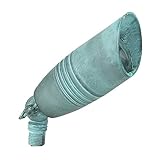 Best Quality Lighting LV17VRD Finished Outdoor Up Light with Clear Glass Shade, Green Verde [並行輸入品]