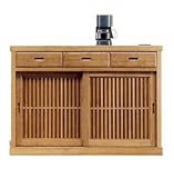 有明 国産 タモ材 引き戸 120 カウンターボード