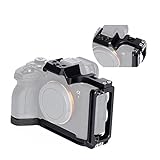YDP GABALE ソニー A7R5 A7M4 A7S3 専用 L型 プレートケージ アルミニウム合金 折りたたみ ハンドグリップ クイックリリースLプレート水平と垂直撮影 メモリカード収納 赤