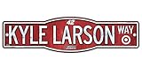 Kyle Larson # 42 Street Sign 4 " x 17 " – NASCAR