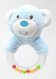 ベビーソフトRattle Plush Toy Blue Bear