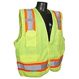 Radians SV62-2ZGT-XL Class 2 Two Tone Surveyor Safety Vests, Solid Twill Green, Extra Large by Radia