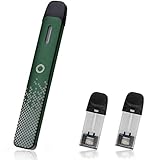 ECOCCO 電子タバコ dr.vapeModel2互換 vape ベイプ 本体 爆煙 ドクターベイプモデル2互換 スターターキット バッテリー 大容量450mAh2本 モデル2 メンソールミント クラシックスモークカートリッジ 2個付き（緑バッテリー）