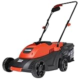HAIGE 電動 芝刈機 芝刈り機 手押し式 刈り幅300mm 刈高3段調整 850W HG-R3000