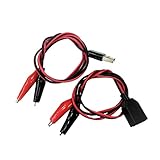 Baoblaze USB　電子　フックワイヤーケーブル　配線回路　マルチメーター用　リードケーブル　便利　60cm　