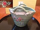 母の日ギフトセット…カーネーション&九谷焼しゃもじ立*ラン(緑)